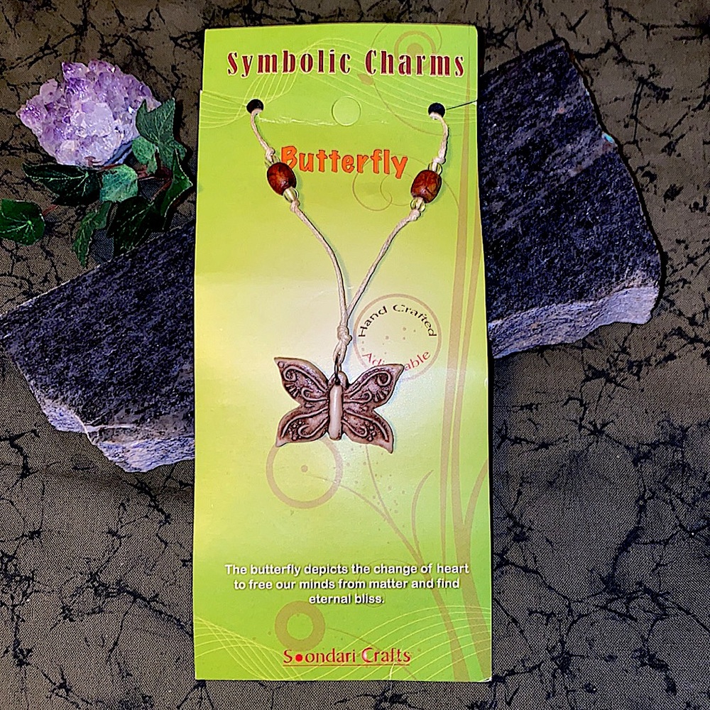 Handcrafted Adjustable Butterfly Necklace